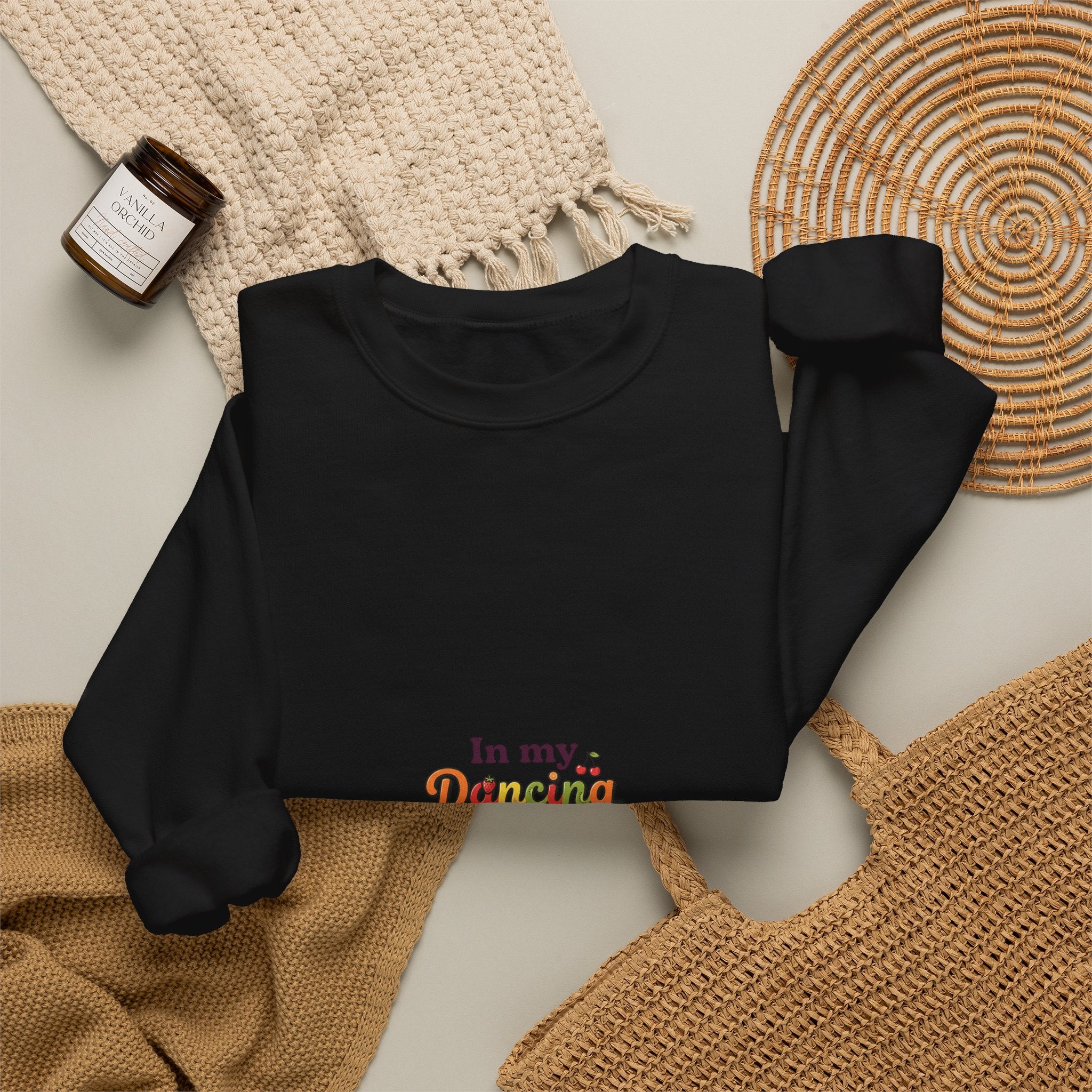Crewneck Sweatshirt — "In My Daddy's Shirt Era" Retro Floral Graphic