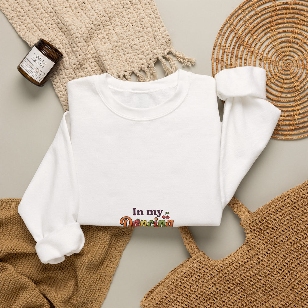 Crewneck Sweatshirt — "In My Daddy's Shirt Era" Retro Floral Graphic