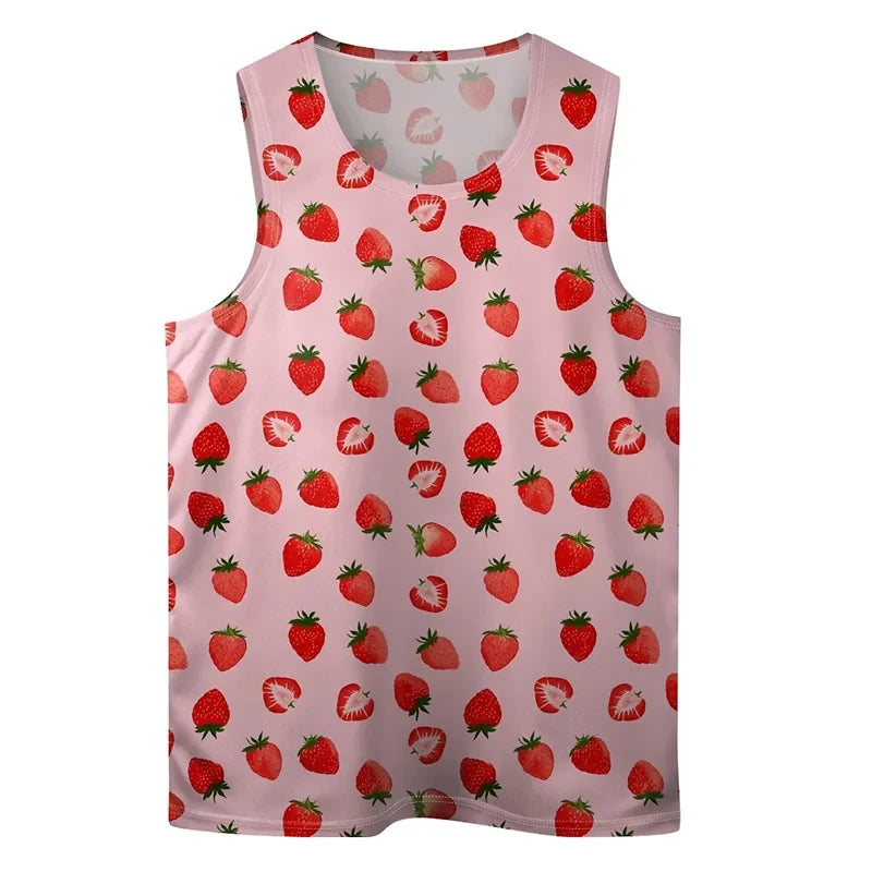 Vintage Graphic Sleeveless Tank Top