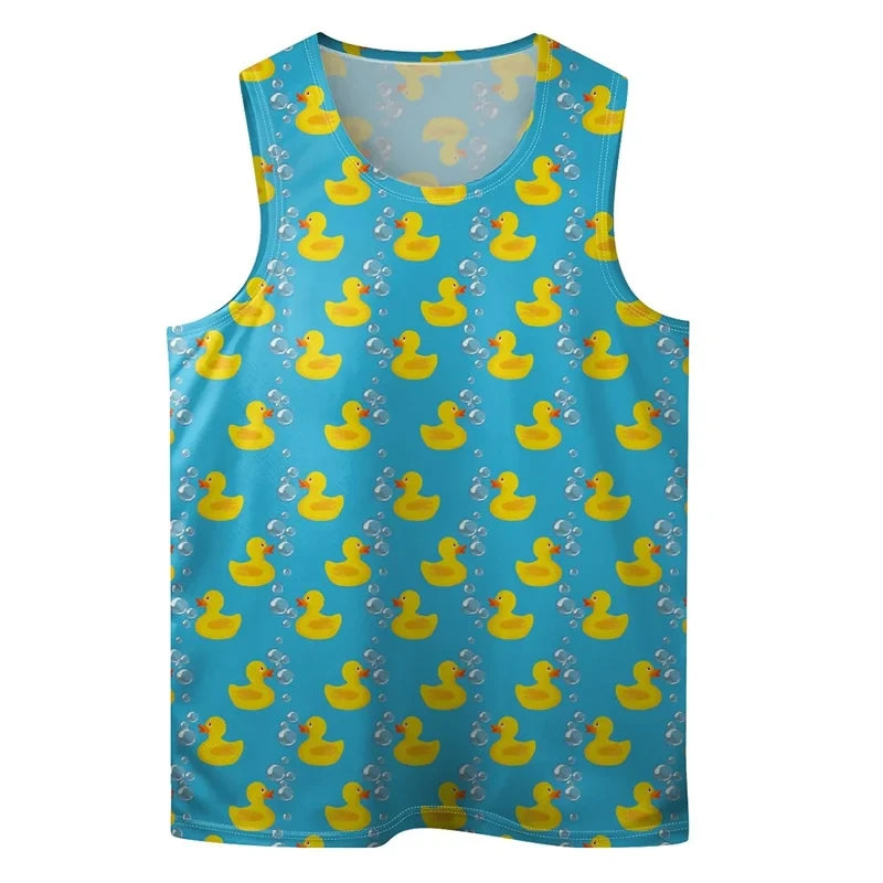 Vintage Graphic Sleeveless Tank Top