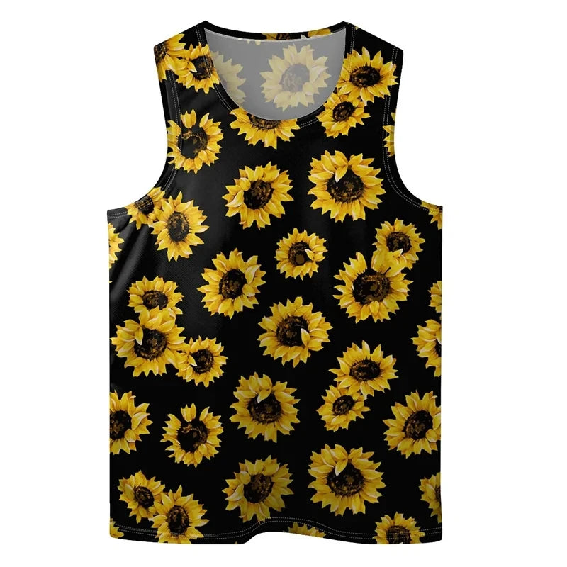 Vintage Graphic Sleeveless Tank Top