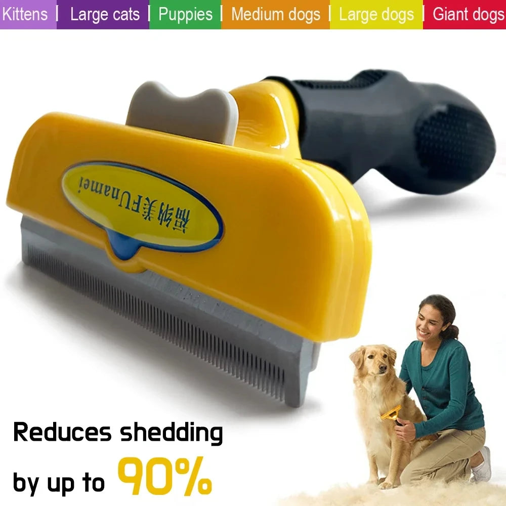Ergonomic Pet Grooming Brush