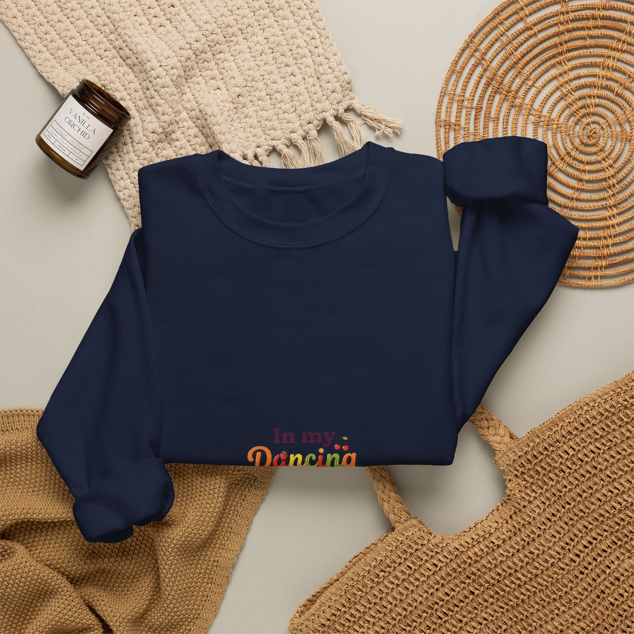Crewneck Sweatshirt — "In My Daddy's Shirt Era" Retro Floral Graphic